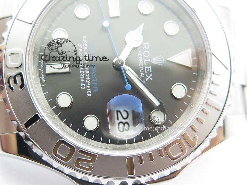 Yacht-Master 116622 Noob Best Edition 2016 Baselworld Gray Dial On SS Bracelet A2824