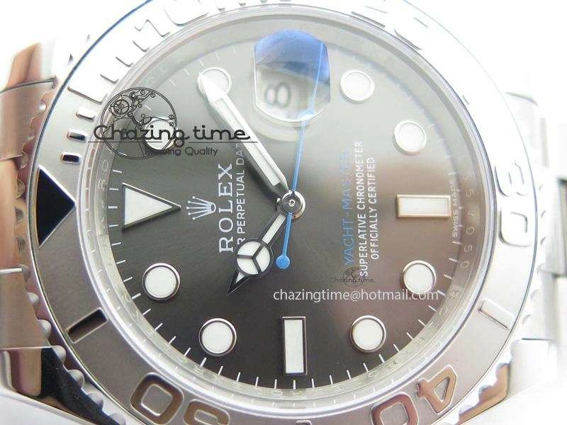 Yacht-Master 116622 Noob Best Edition 2016 Baselworld Gray Dial On SS Bracelet A2824