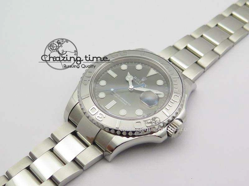Yacht-Master 116622 Noob Best Edition 2016 Baselworld Gray Dial On SS Bracelet A2824