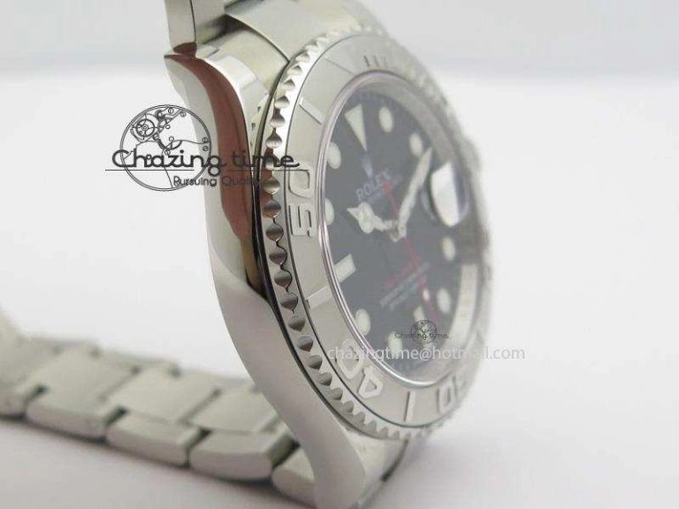Yacht-Master 116622 Noob Best Edition Black Dial On SS Bracelet A2824