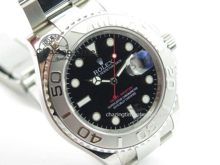 Yacht-Master 116622 Noob Best Edition Black Dial On SS Bracelet A2824