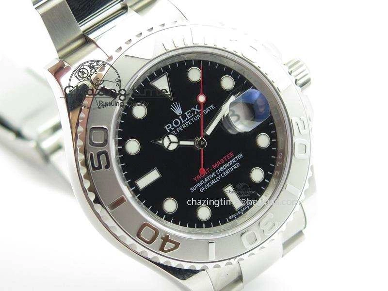 Yacht-Master 116622 Noob Best Edition Black Dial On SS Bracelet A2824