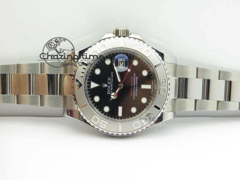 Yacht-Master 116622 Noob Best Edition Black Dial On SS Bracelet A2824