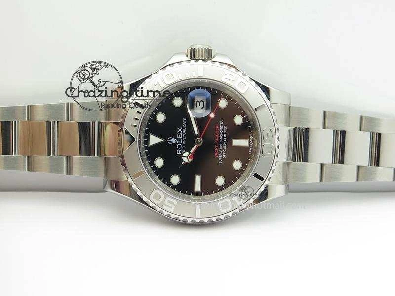 Yacht-Master 116622 Noob Best Edition Black Dial On SS Bracelet A2824