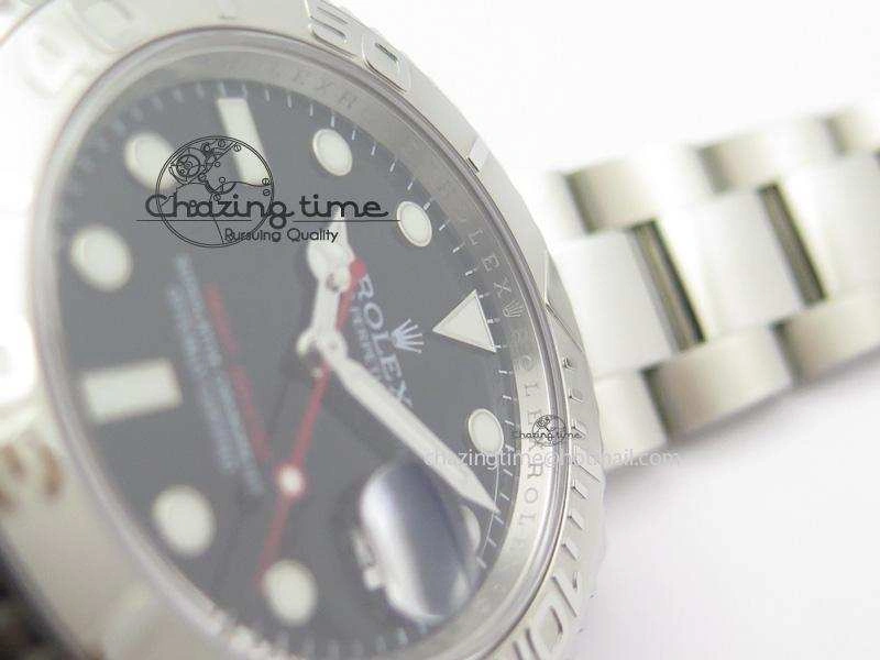 Yacht-Master 116622 Noob Best Edition Black Dial On SS Bracelet A2824