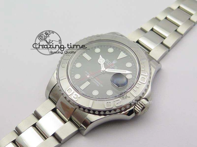 Yacht-Master 116622 Noob Best Edition Black Dial On SS Bracelet A2824