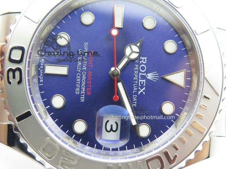 Yacht-Master 116622 Noob Best Edition Blue Dial On SS Bracelet A2824
