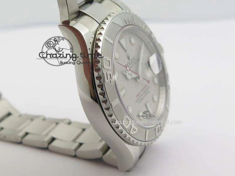 Yacht-Master 116622 Noob Best Edition Silver Dial On SS Bracelet A2824
