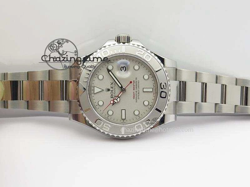 Yacht-Master 116622 Noob Best Edition Silver Dial On SS Bracelet A2824