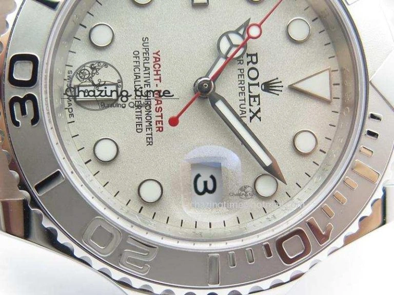 Yacht-Master 116622 Noob Best Edition Silver Dial On SS Bracelet A2824