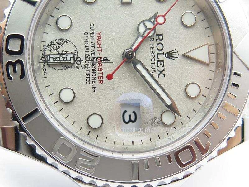 Yacht-Master 116622 Noob Best Edition Silver Dial On SS Bracelet A2824