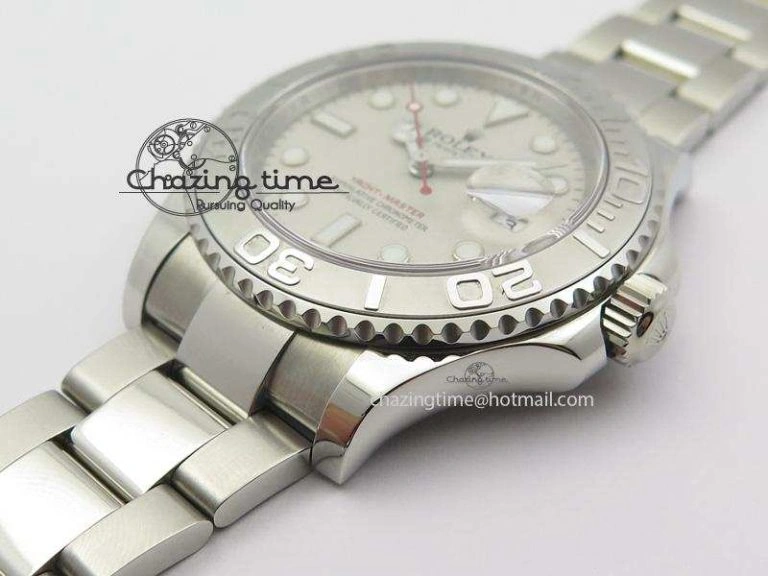 Yacht-Master 116622 Noob Best Edition Silver Dial On SS Bracelet A2824