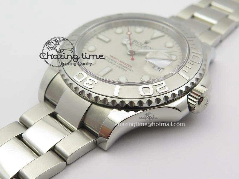 Yacht-Master 116622 Noob Best Edition Silver Dial On SS Bracelet A2824