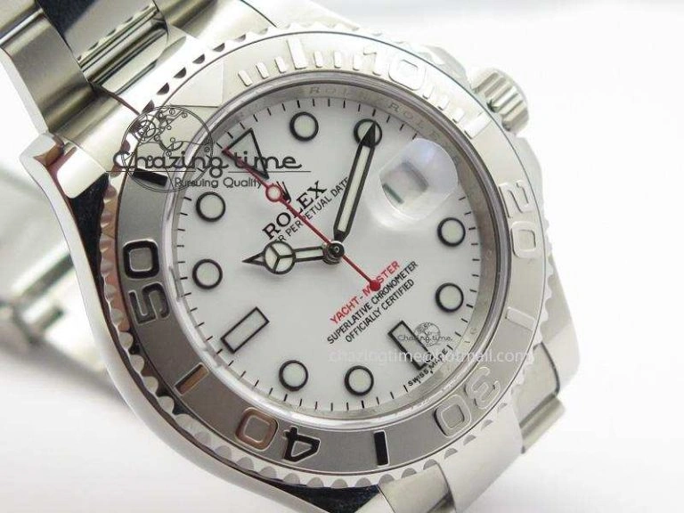 Yacht-Master 116622 Noob Best Edition White Dial On SS Bracelet A2824