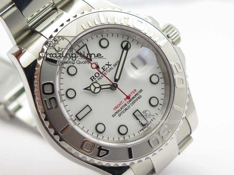 Yacht-Master 116622 Noob Best Edition White Dial On SS Bracelet A2824