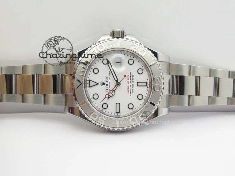 Yacht-Master 116622 Noob Best Edition White Dial On SS Bracelet A2824