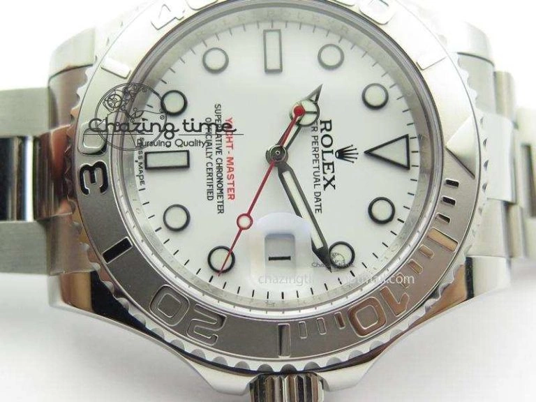 Yacht-Master 116622 Noob Best Edition White Dial On SS Bracelet A2824