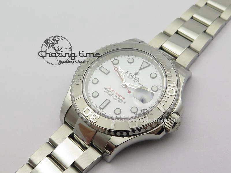 Yacht-Master 116622 Noob Best Edition White Dial On SS Bracelet A2824