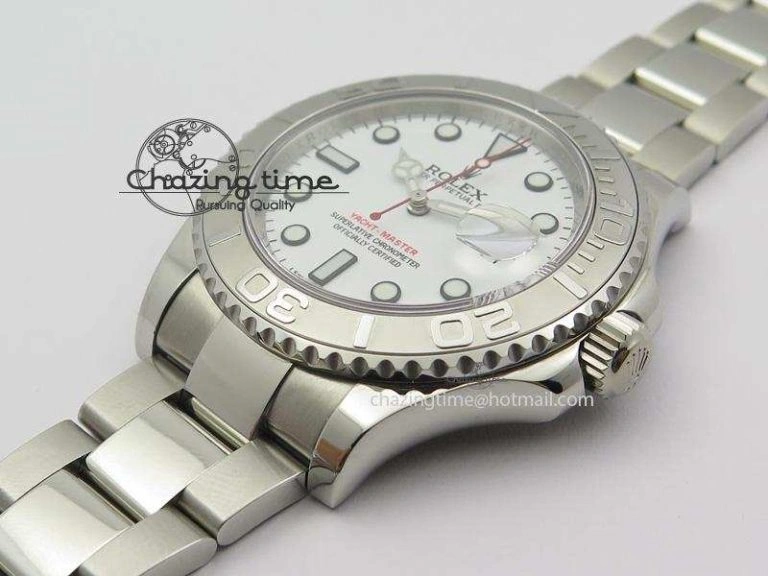 Yacht-Master 116622 Noob Best Edition White Dial On SS Bracelet A2824