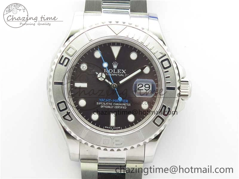 Yacht-Master 116622 SS Bp Maker Best Edition Gray Dial on SS Bracelet SA3135