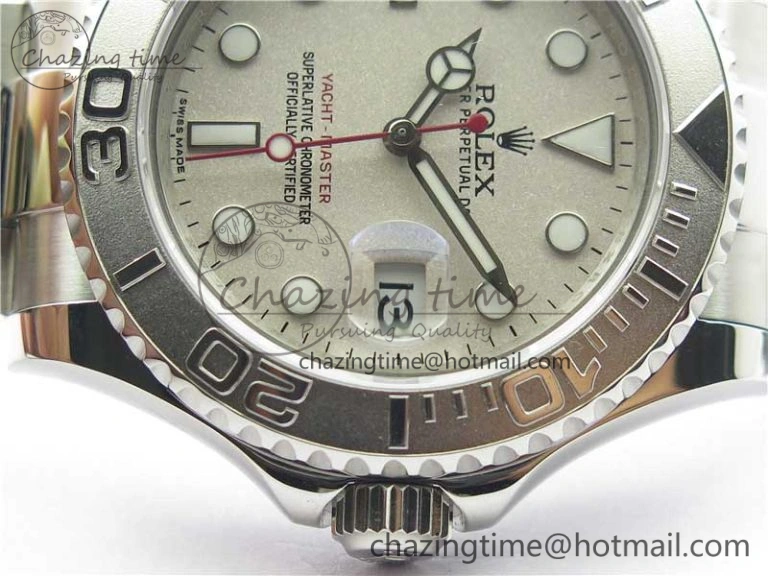 Yacht-Master 116622 SS Bp Maker Best Edition Silver Dial on SS Bracelet SA3135