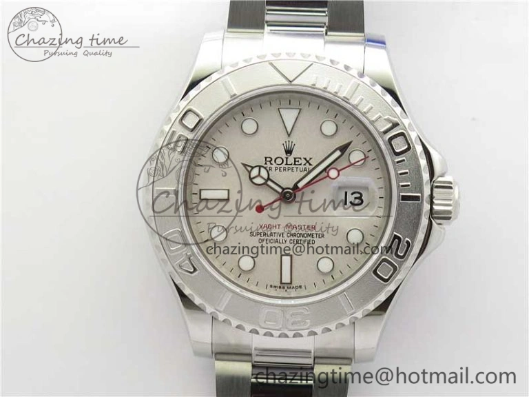 Yacht-Master 116622 SS Bp Maker Best Edition Silver Dial on SS Bracelet SA3135