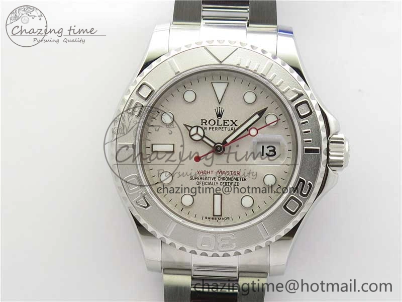 Yacht-Master 116622 SS Bp Maker Best Edition Silver Dial on SS Bracelet SA3135