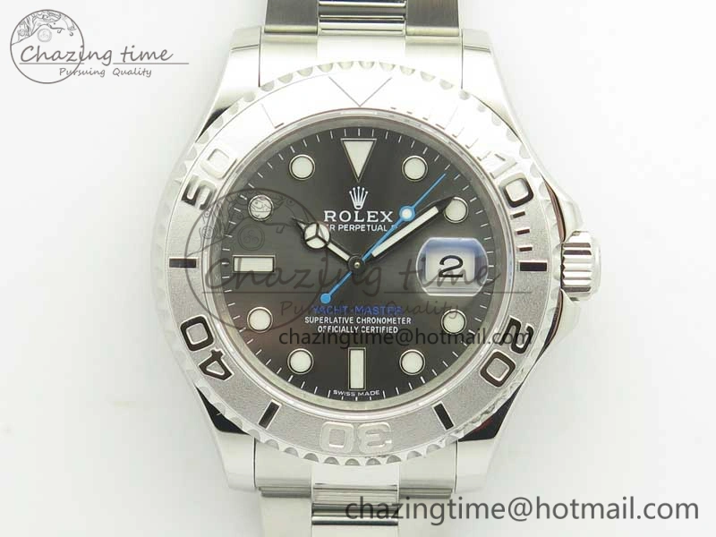 Yacht-Master 116622 SS VRF 1:1 Best Edition Baselworld Gray Dial on SS Bracelet A2836