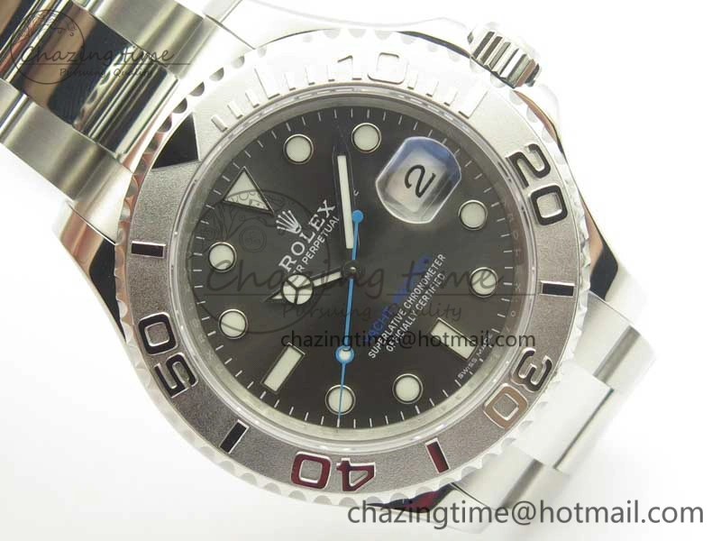 Yacht-Master 116622 SS VRF 1:1 Best Edition Baselworld Gray Dial on SS Bracelet A2836