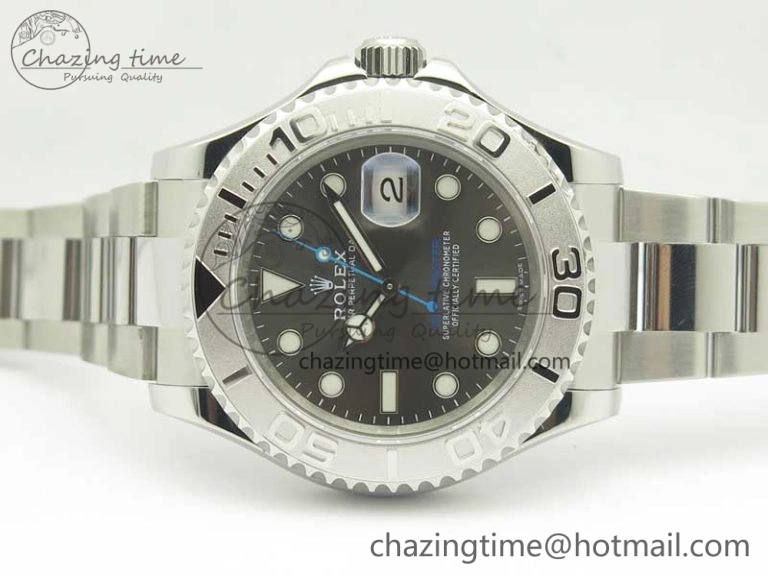 Yacht-Master 116622 SS VRF 1:1 Best Edition Baselworld Gray Dial on SS Bracelet A2836