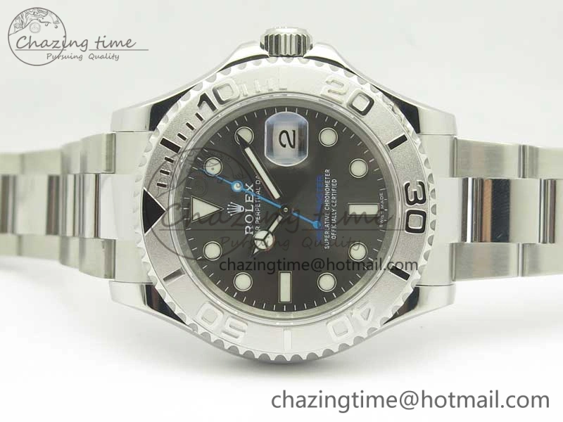 Yacht-Master 116622 SS VRF 1:1 Best Edition Baselworld Gray Dial on SS Bracelet A2836