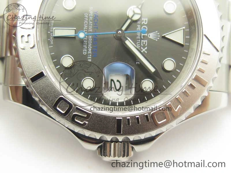 Yacht-Master 116622 SS VRF 1:1 Best Edition Baselworld Gray Dial on SS Bracelet A2836