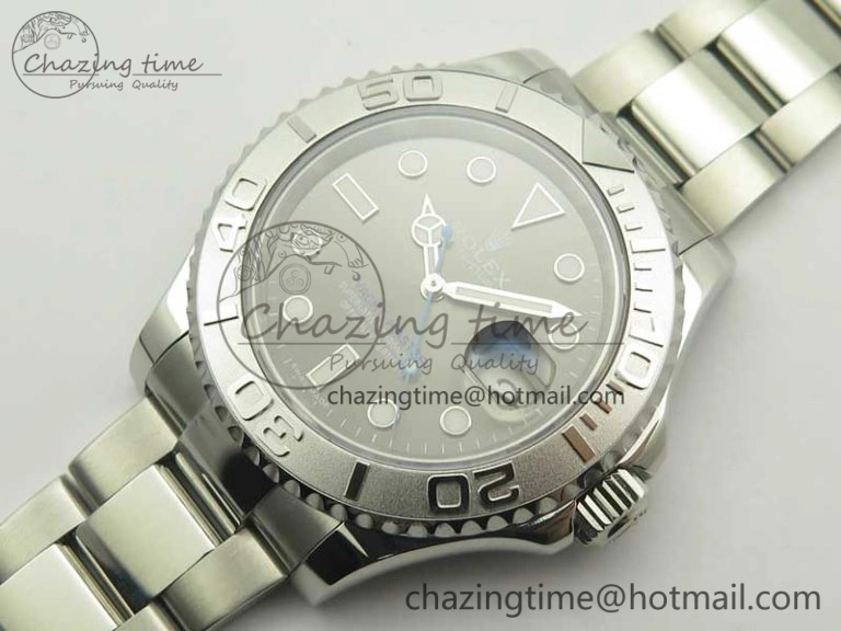 Yacht-Master 116622 SS VRF 1:1 Best Edition Baselworld Gray Dial on SS Bracelet A2836