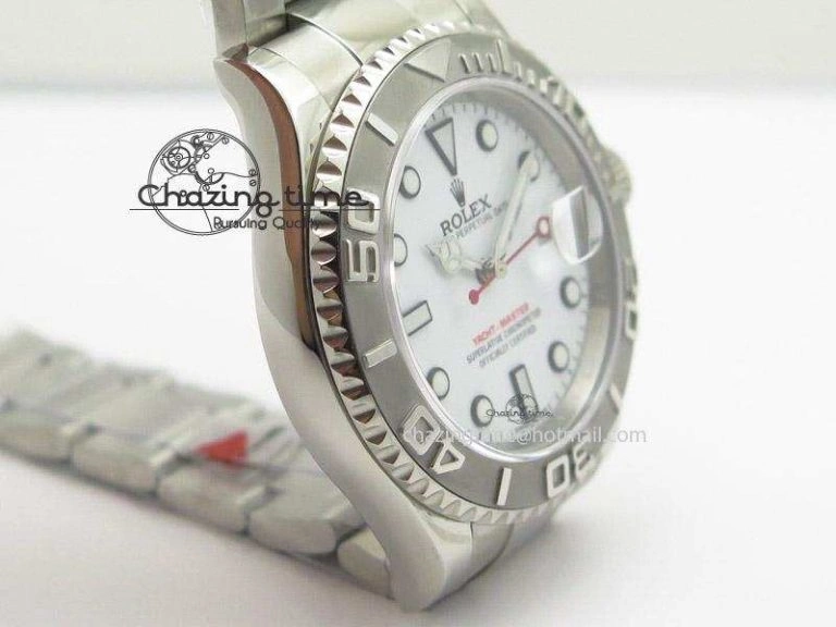 Yacht-Master 116622 White Dial JF Best Edition On SS Bracelet SA3135 V2