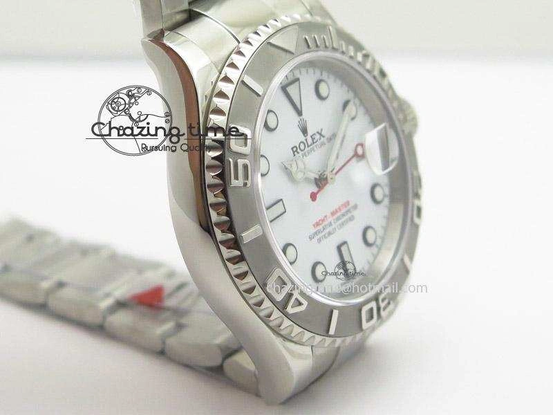 Yacht-Master 116622 White Dial JF Best Edition On SS Bracelet SA3135 V2