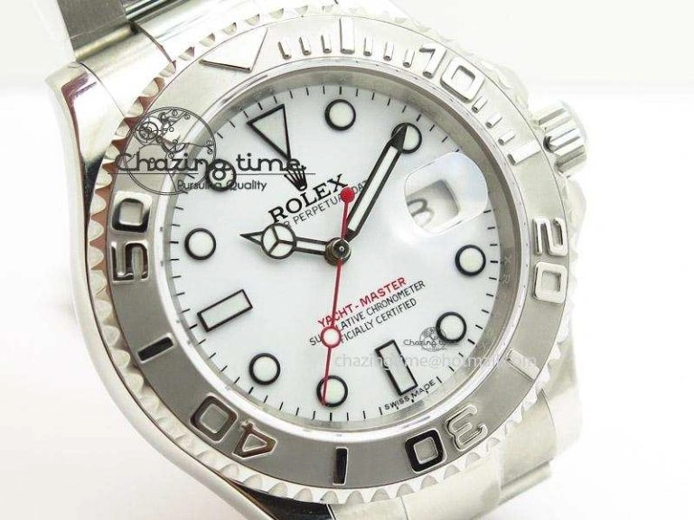 Yacht-Master 116622 White Dial JF Best Edition On SS Bracelet SA3135 V2