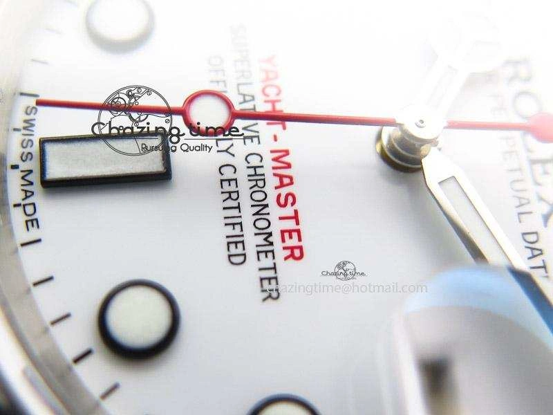 Yacht-Master 116622 White Dial JF Best Edition On SS Bracelet SA3135 V2