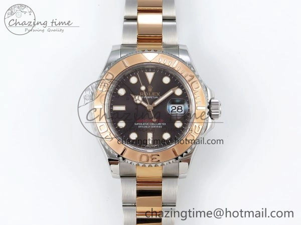 Yacht-Master 116623 904L Steel VSF 1:1 Best Edition Brown Dial on SS RG Bracelet VS3135