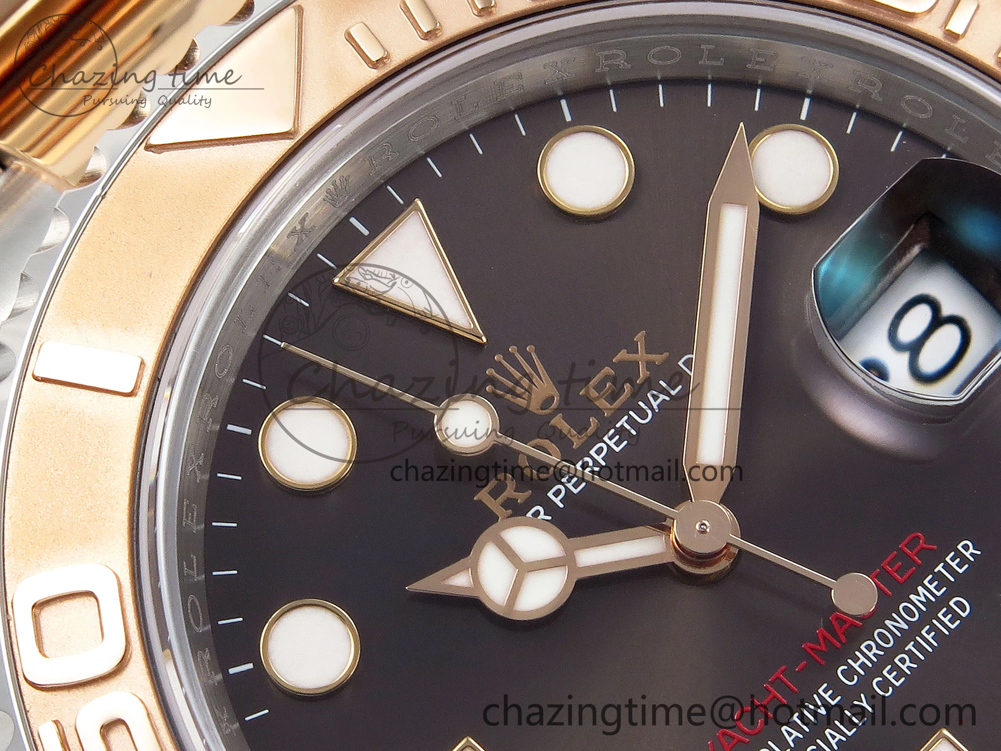 Yacht-Master 116623 904L Steel VSF 1:1 Best Edition Brown Dial on SS RG Bracelet VS3135