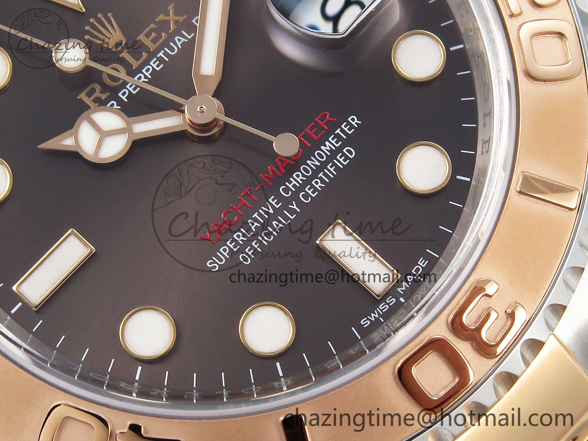 Yacht-Master 116623 904L Steel VSF 1:1 Best Edition Brown Dial on SS RG Bracelet VS3135