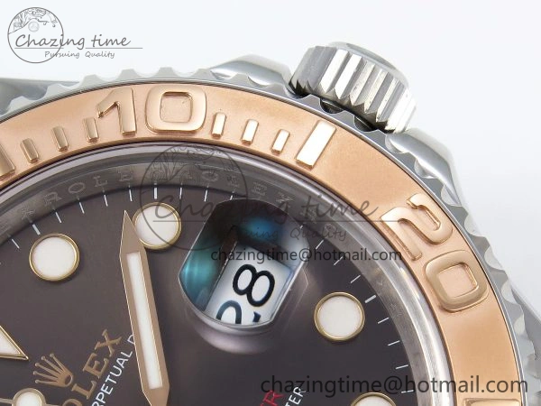 Yacht-Master 116623 904L Steel VSF 1:1 Best Edition Brown Dial on SS RG Bracelet VS3135