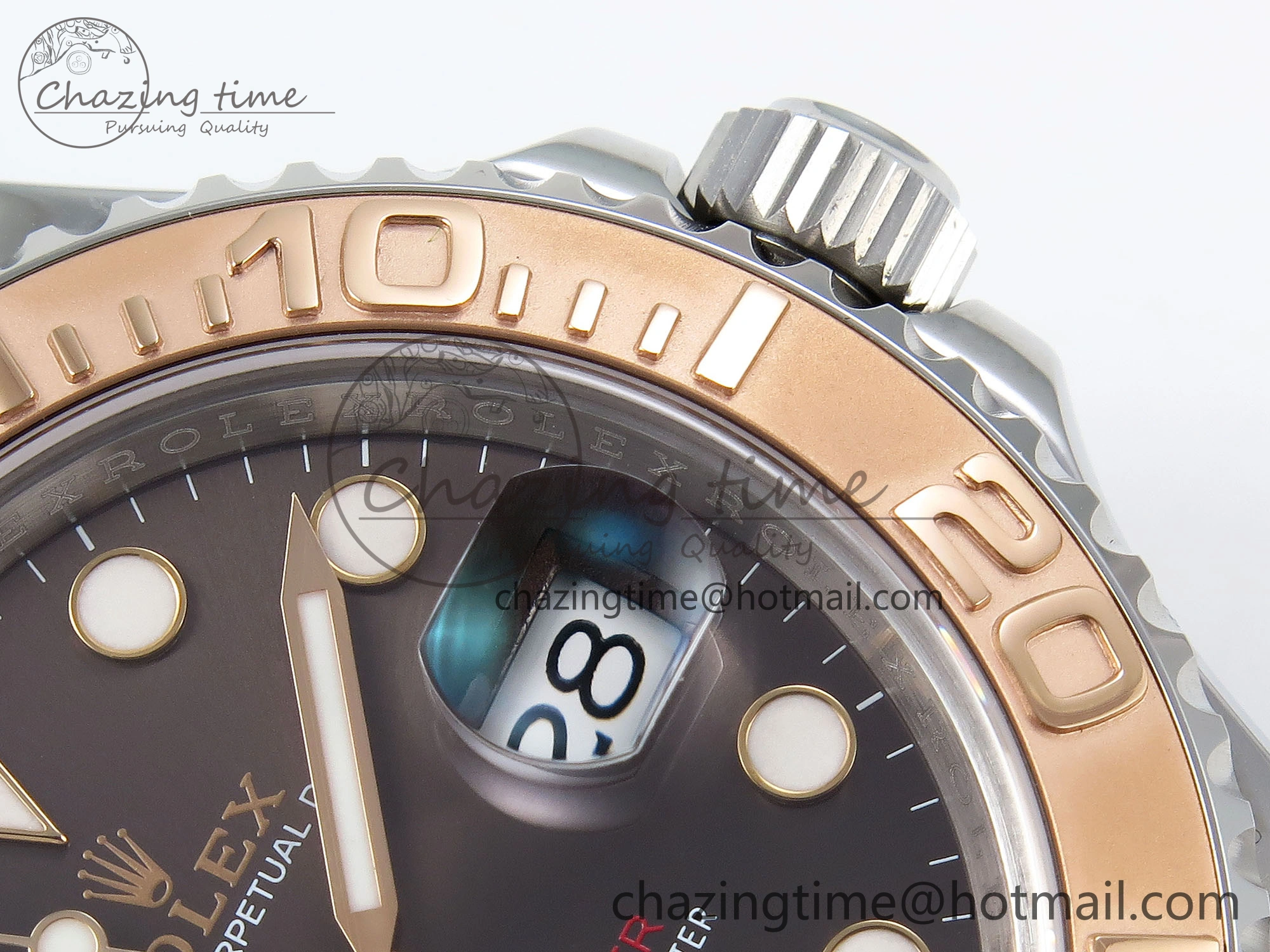Yacht-Master 116623 904L Steel VSF 1:1 Best Edition Brown Dial on SS RG Bracelet VS3135