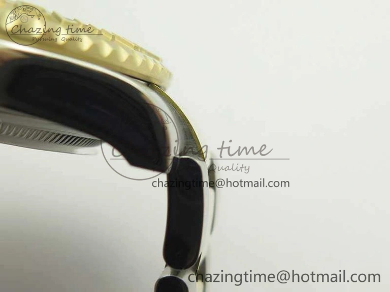 Yacht-Master 116655 3AF Best Edition YG Wrapped Blue Dial On SS YG Bracelet A2824