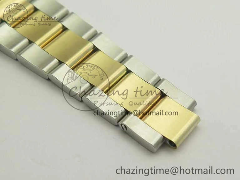 Yacht-Master 116655 3AF Best Edition YG Wrapped Gold Dial On SS YG Bracelet A2824