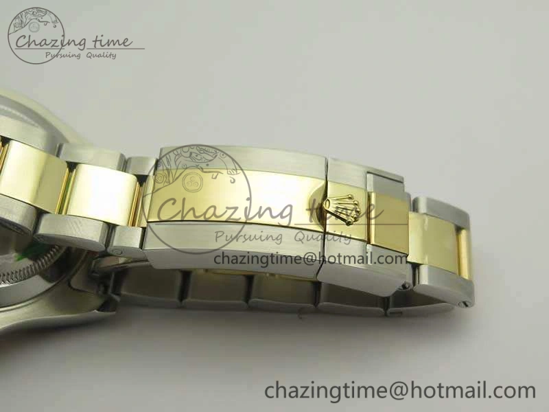 Yacht-Master 116655 3AF Best Edition YG Wrapped Gold Dial On SS YG Bracelet A2824