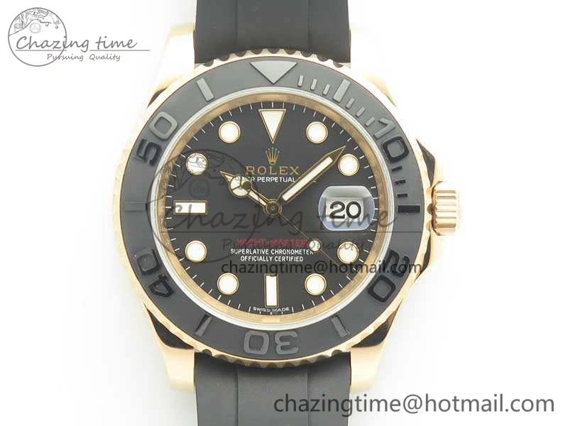 Yacht-Master 116655 ARF 1:1 Best Edition Ceramic Bezel On Oysterflex Rubber Strap SH3135
