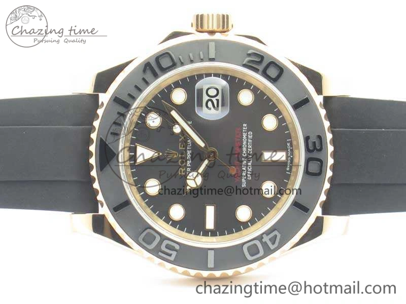 Yacht-Master 116655 ARF 1:1 Best Edition Ceramic Bezel On Oysterflex Rubber Strap SH3135