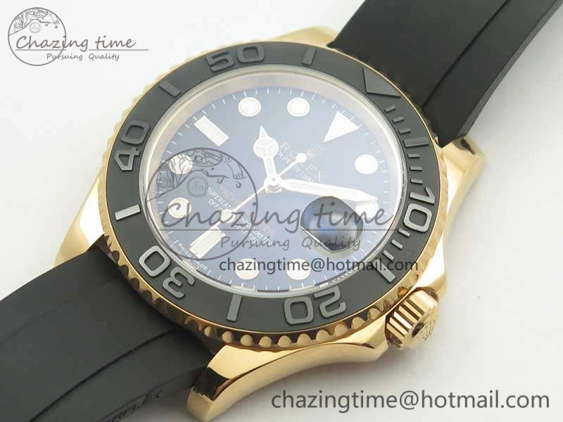 Yacht-Master 116655 ARF 1:1 Best Edition Ceramic Bezel On Oysterflex Rubber Strap SH3135