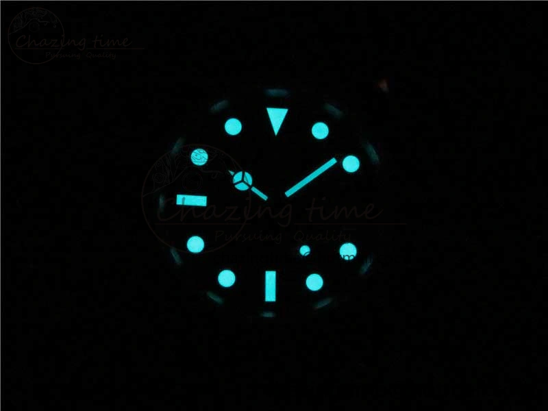 Yacht-Master 116655 ARF SS Custom Made Black Ceramic Bezel on Oysterflex Rubber Strap A2824