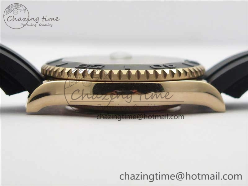 Yacht-Master 116655 RG Bp Maker Best Edition Black Ceramic Bezel on Rubber Strap SA3135